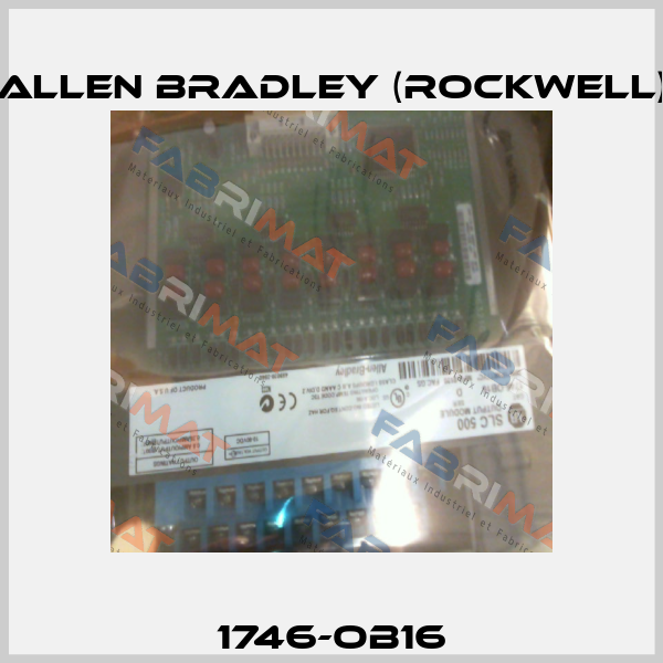 1746-OB16 Allen Bradley (Rockwell)