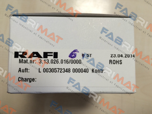 3.13.026.016/0000 , 1686920 Rafi