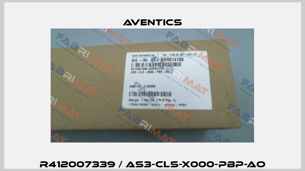 R412007339 / AS3-CLS-X000-PBP-AO Aventics