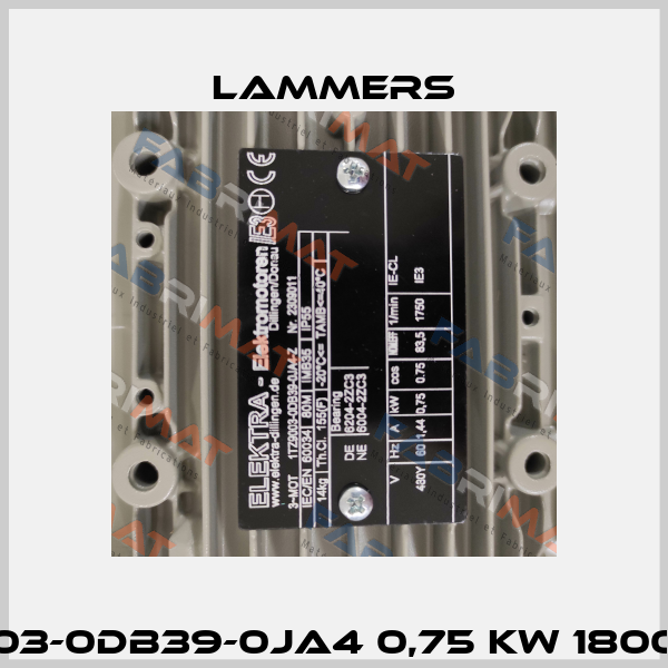 1TZ9003-0DB39-0JA4 0,75 kW 1800 1/min. Lammers