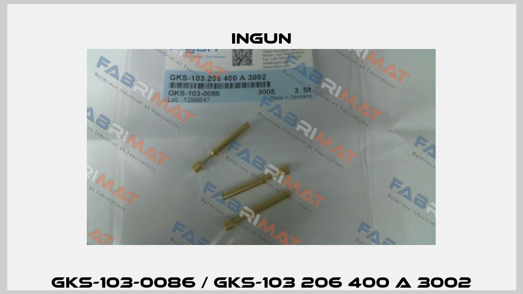 GKS-103-0086 / GKS-103 206 400 A 3002 Ingun