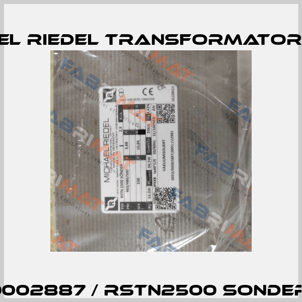 0053/00002887 / RSTN2500 Sonder 2,5kVA Michael Riedel Transformatorenbau