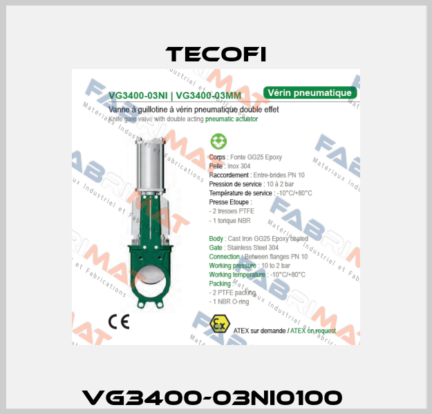 VG3400-03NI0100  Tecofi
